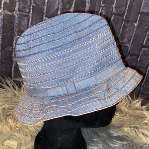 MOSSIMO SUPPLY CO Denim Fedora Hat NWTS